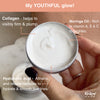 My YOUTHFUL glow collagen and moringa oil face moisturiser, UK version