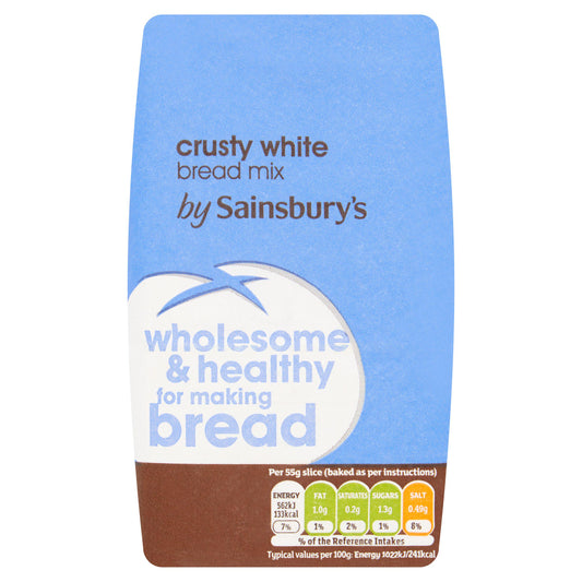 Sainsbury's Crusty White Bread Mix 500g