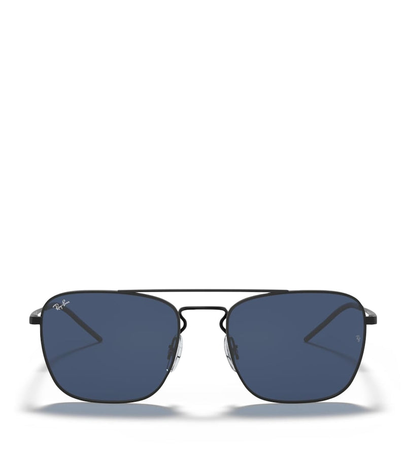 Ray-Ban metal square sunglasses, UK version