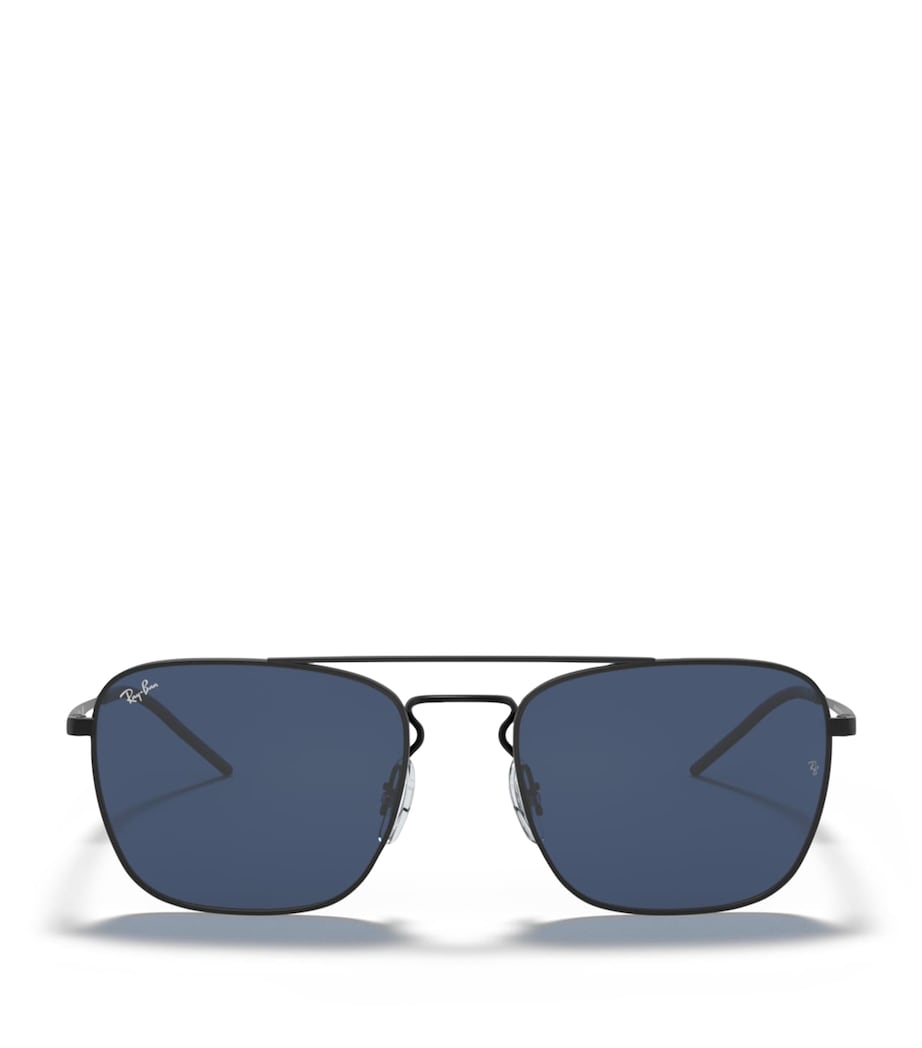 Ray-Ban metal square sunglasses, UK version