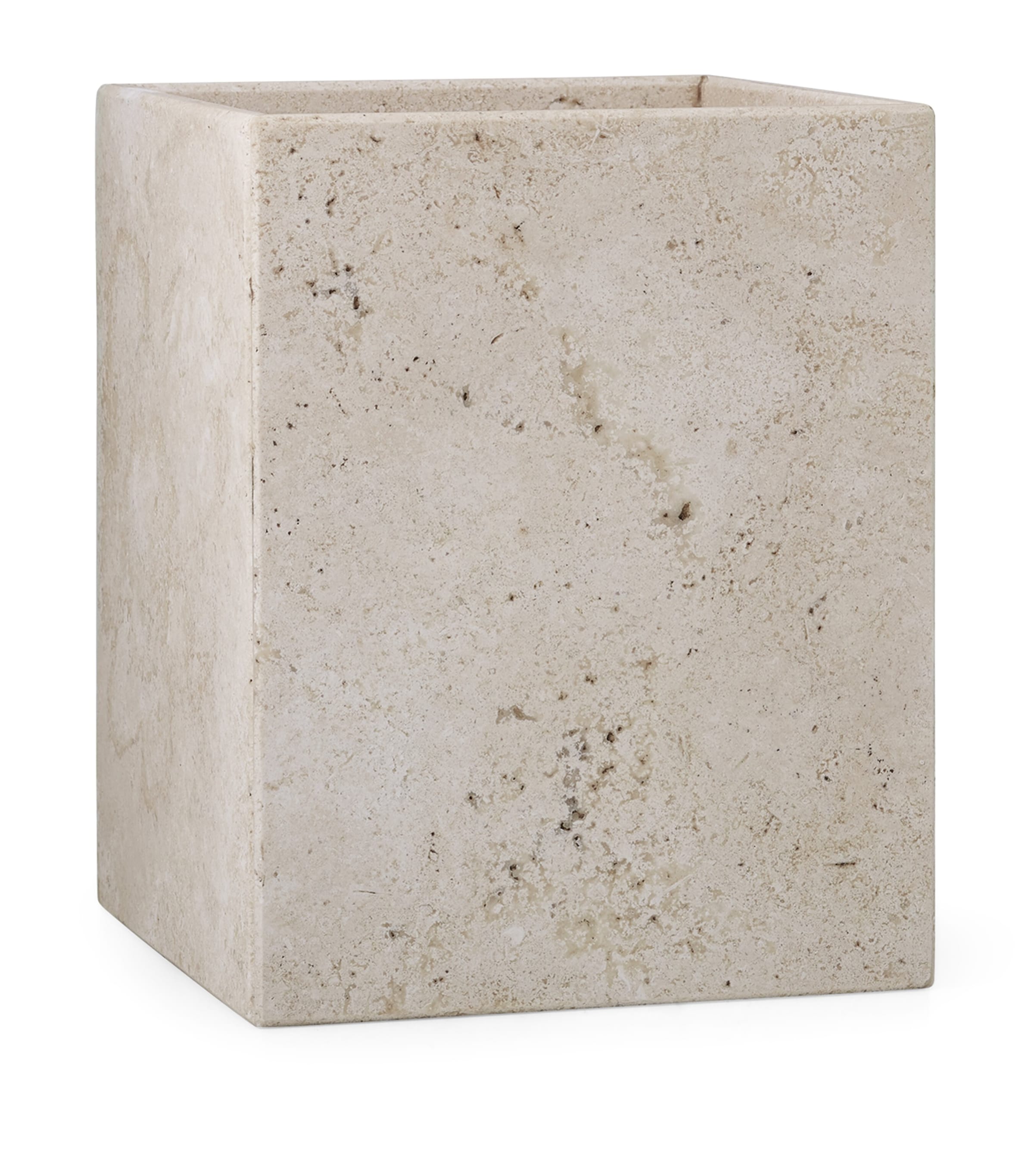 Labrazel Aztec Travertine waste bin, UK version