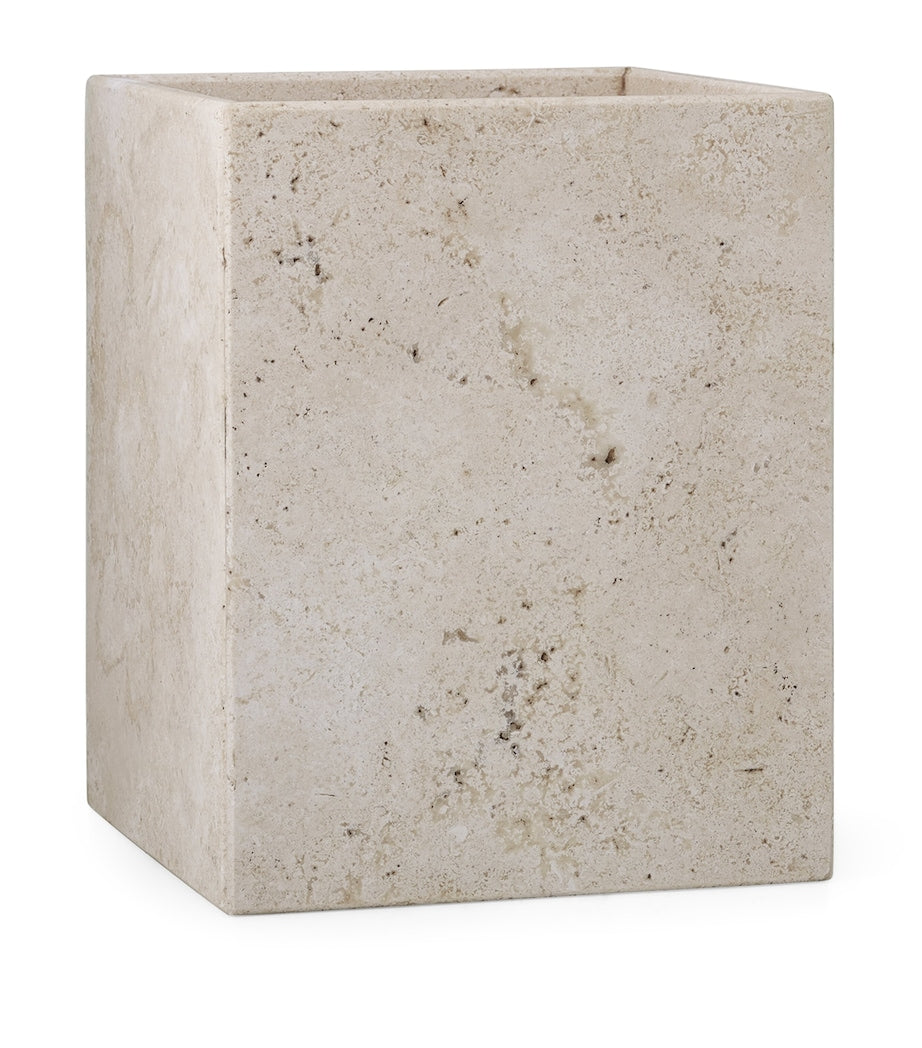 Labrazel Aztec Travertine waste bin, UK version