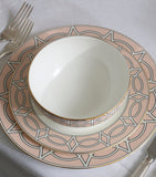 O.W. London Loop breakfast bowl bone china, imported from the UK