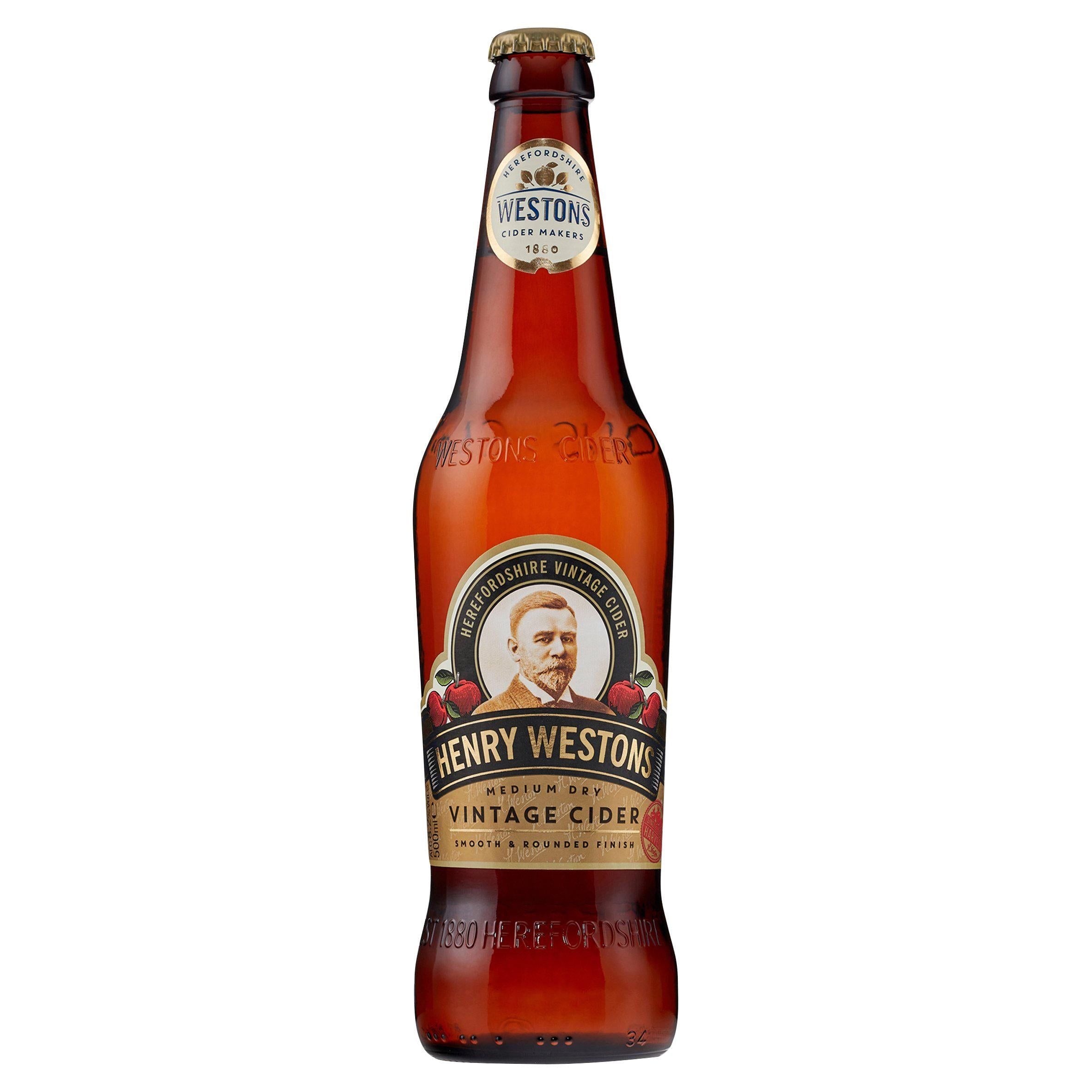 Henry Westons Vintage Cider 500ml Cider Sainsburys   