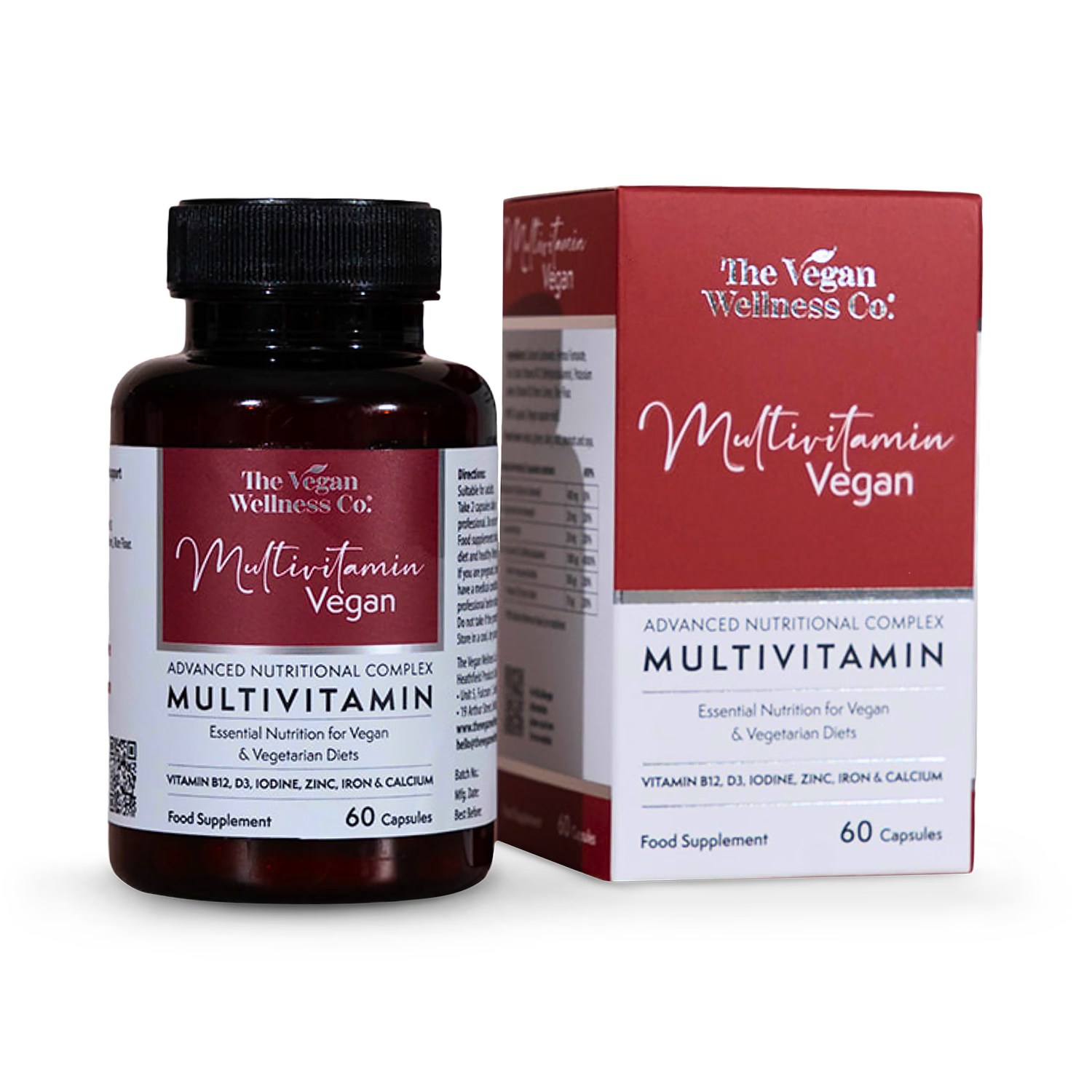 Vegan Wellness Co. multivitamin 60 capsules - British product