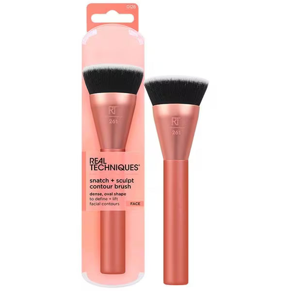 Real Techniques Snatch + Sculpt Contour Brush, imported from the UK