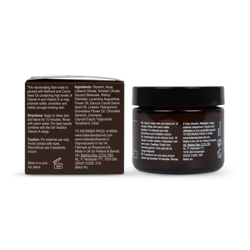 Vitaskin Vitamin A Resurfacing Face Mask (British brand)
