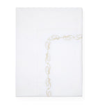 Pratesi embroidered cotton king flat sheet 275cm x 275cm, imported from the UK