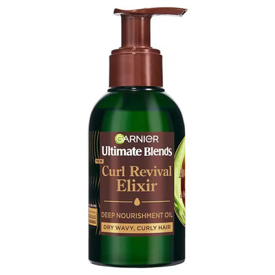 Superdrug Garnier Ultimate Blends Curl Revival Elixir Oil Hair Care 120ml- Buy online at McGrocer