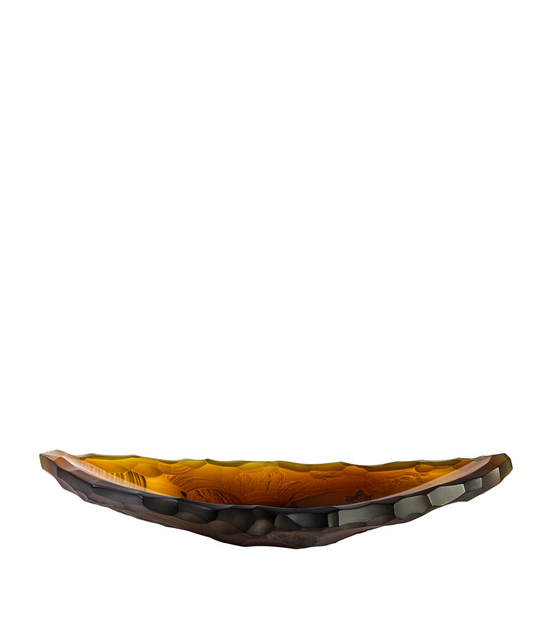 Lalique Medium Crystal Silex Bowl 46cm, UK version
