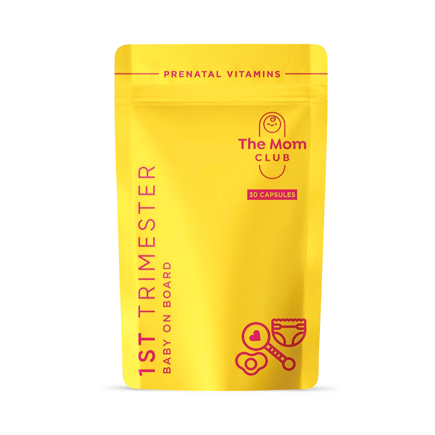 Mom Club prenatal vitamins first trimester 30 capsules, UK version