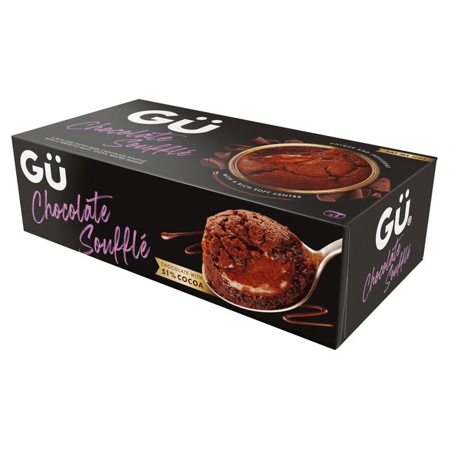 Gu Hot Puds Chocolate Souffle Dessert   2 x 60g