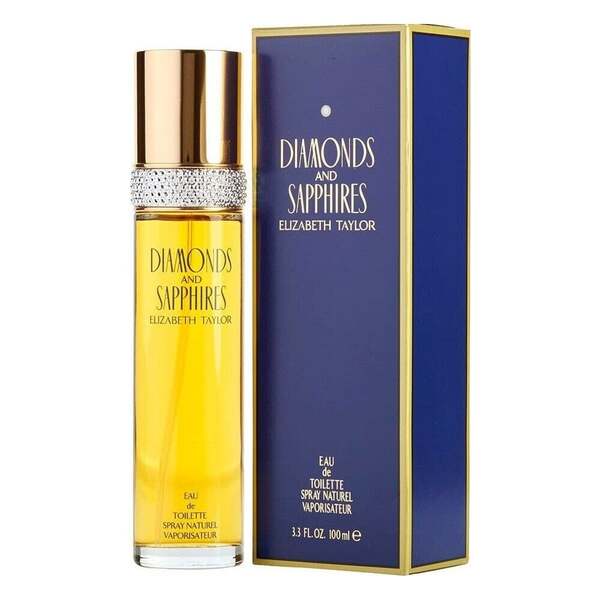 Elizabeth Taylor Diamonds & Sapphire Eau de Toilette 100ml - British product