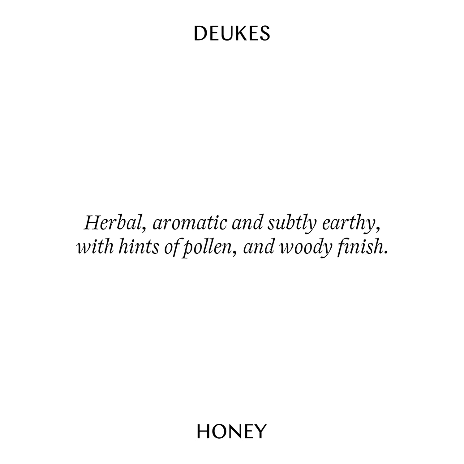 Deukes raw monofloral sage honey 250g (British brand)