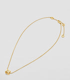 Bvlgari B.zero1 mini yellow gold pendant necklace (British brand)