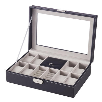 Superdrug Livingandhome Watch Display Box with Ring Slots- Buy online at McGrocer