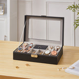 Livingandhome watch box with ring slots, imported from the UK