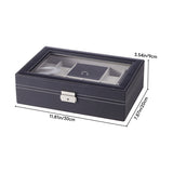 Livingandhome watch box with ring slots, imported from the UK