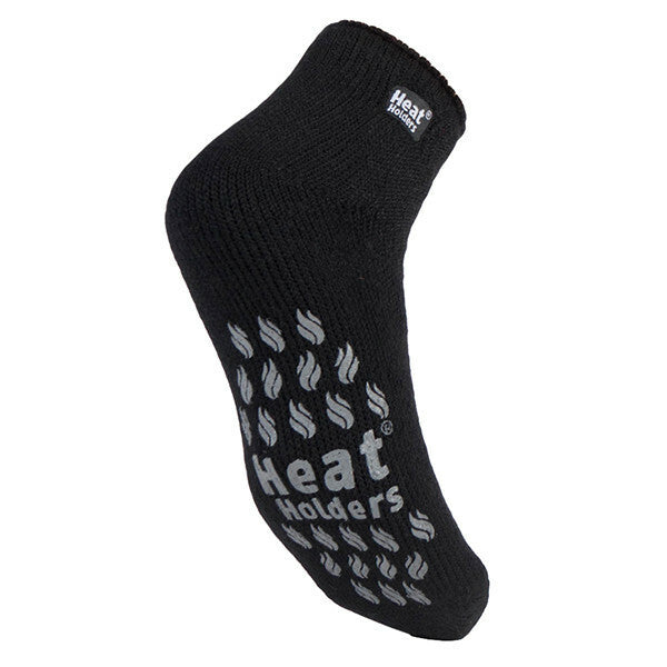 Heat Holders Mens Ankle Thermal Slipper Socks 6-11 UK GOODS Superdrug LC Black  