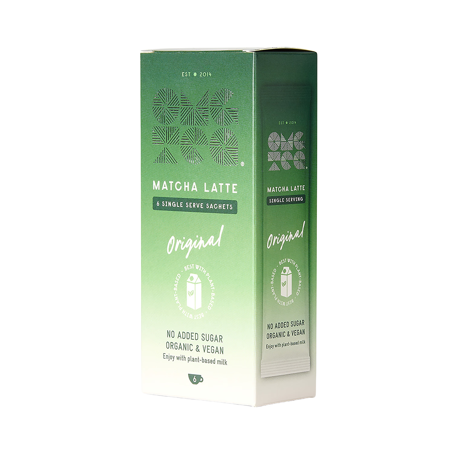 OMGTEA matcha latte 6 sachets (British brand)