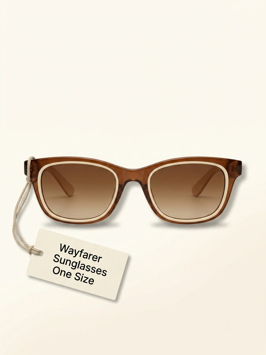 Burberry check gradient rectangular sunglasses with brown lenses - British product