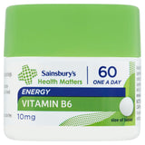 Sainsbury's Vitamin B6 10mgx60 Vitamins Minerals & Supplements Sainsburys   