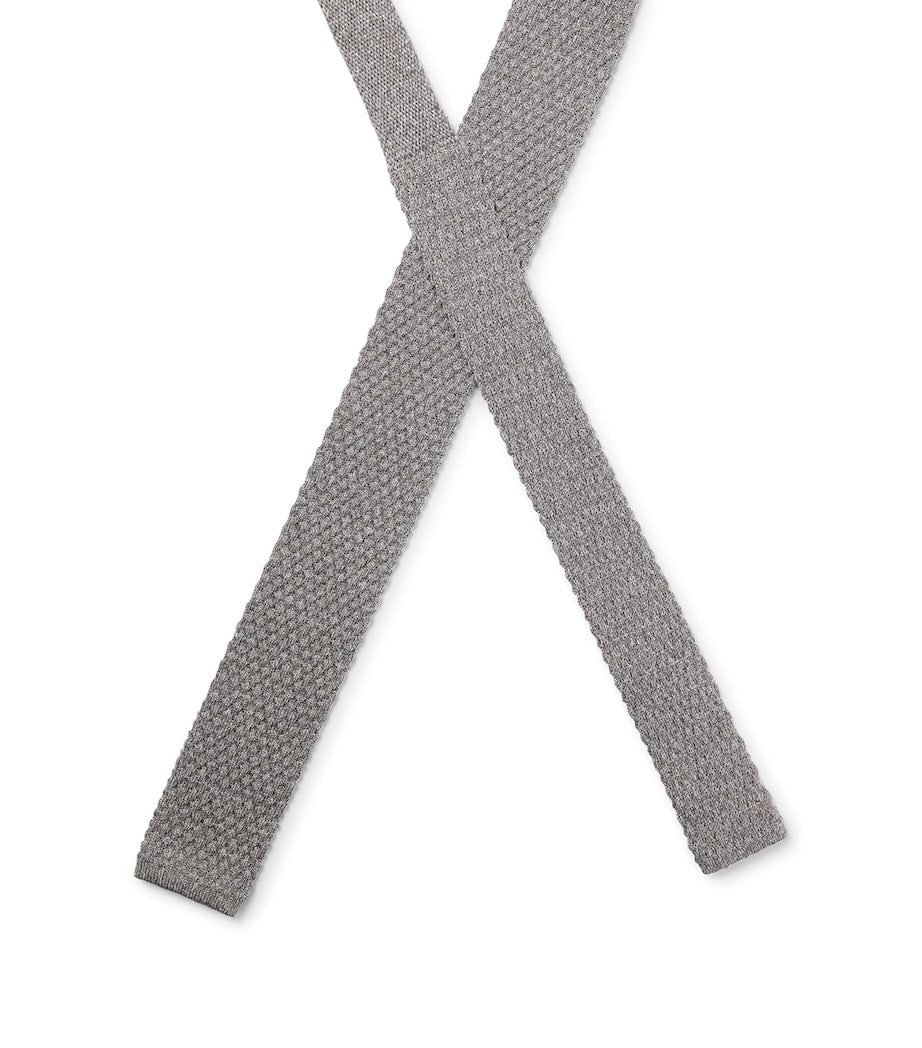 BOSS silk knitted straight tie, UK version