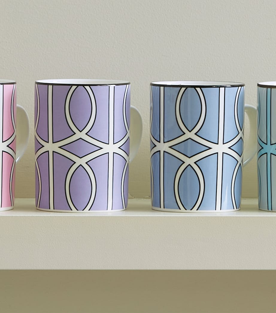 O.W.London Loop Mugs fine bone china set, imported from the UK