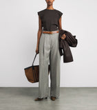Harrods leather belt with gold-tone H-branded stud (British brand)