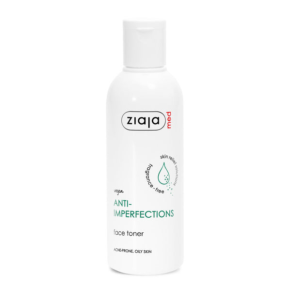 Ziaja Med anti-imperfections toner 200ml, imported from the UK
