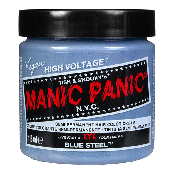 Manic Panic Blue Steel Silver hair dye 118ml, imported from the UK