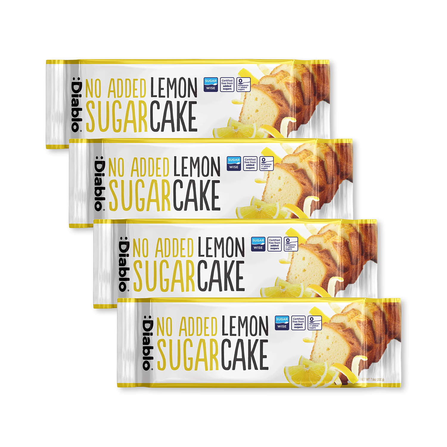 Diablo no added sugar lemon cake 200g, UK version