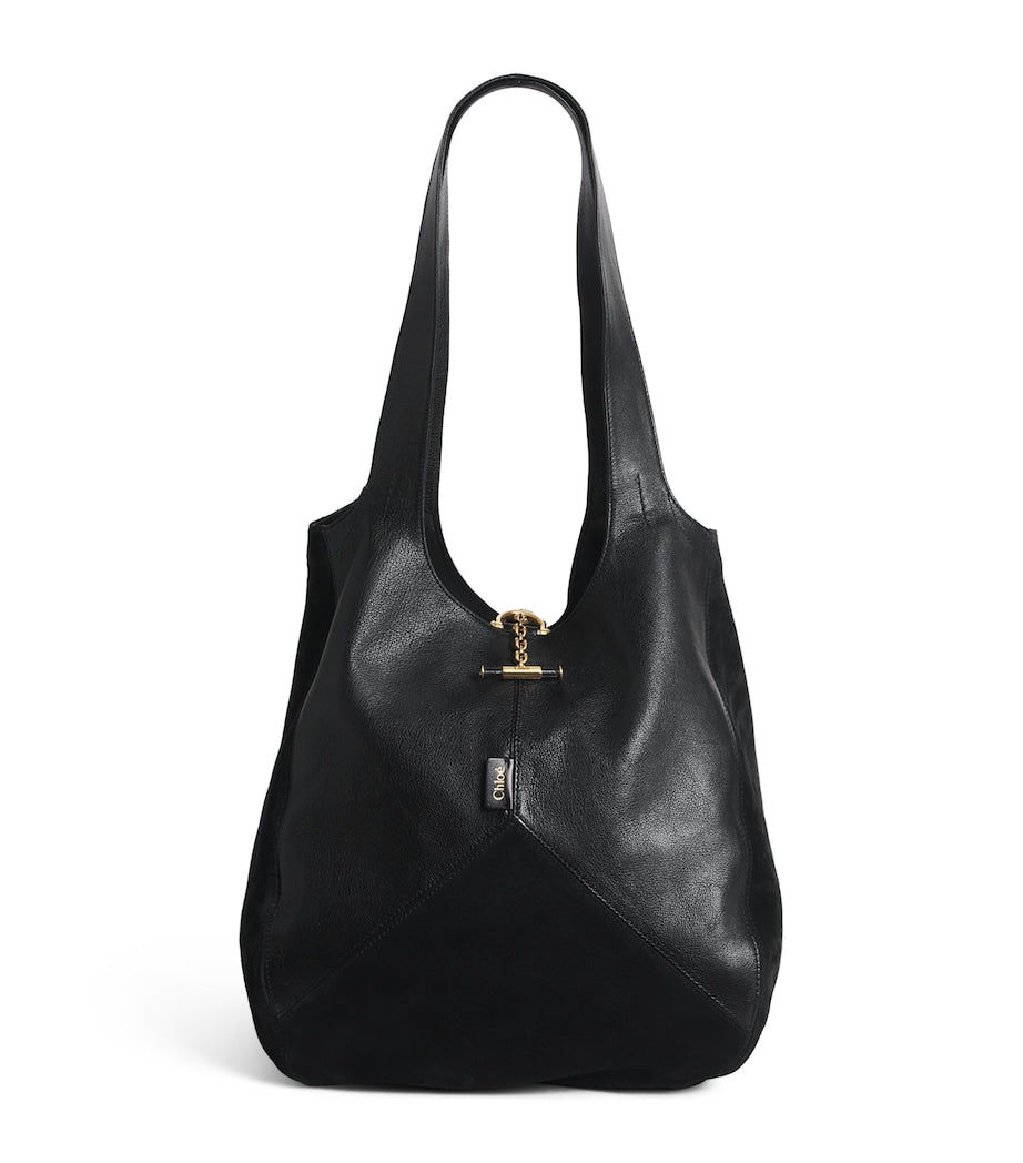 Chloé Balloon tote bag in calfskin leather (British brand)