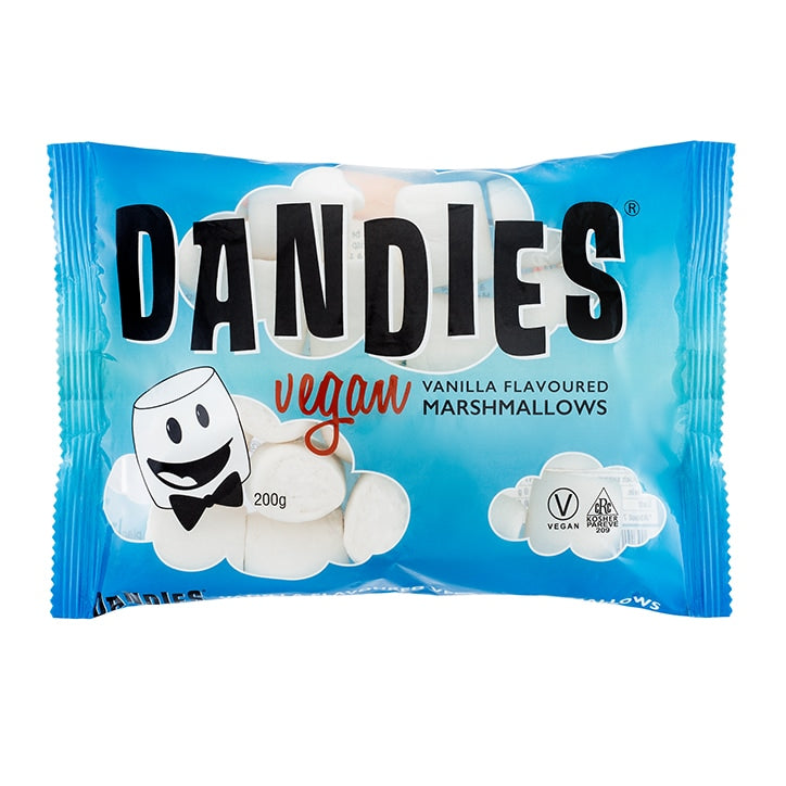 Dandies Vegan Vanilla Marshmallows 12 x 200g Sweets & Mints Holland&Barrett   