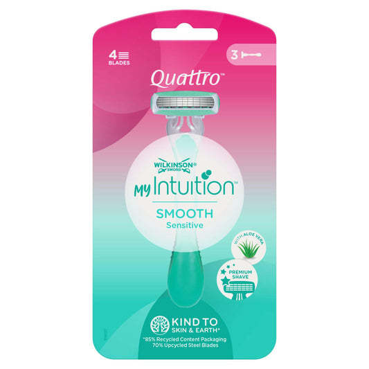 Wilkinson Sword Quattro Women Disposable x3