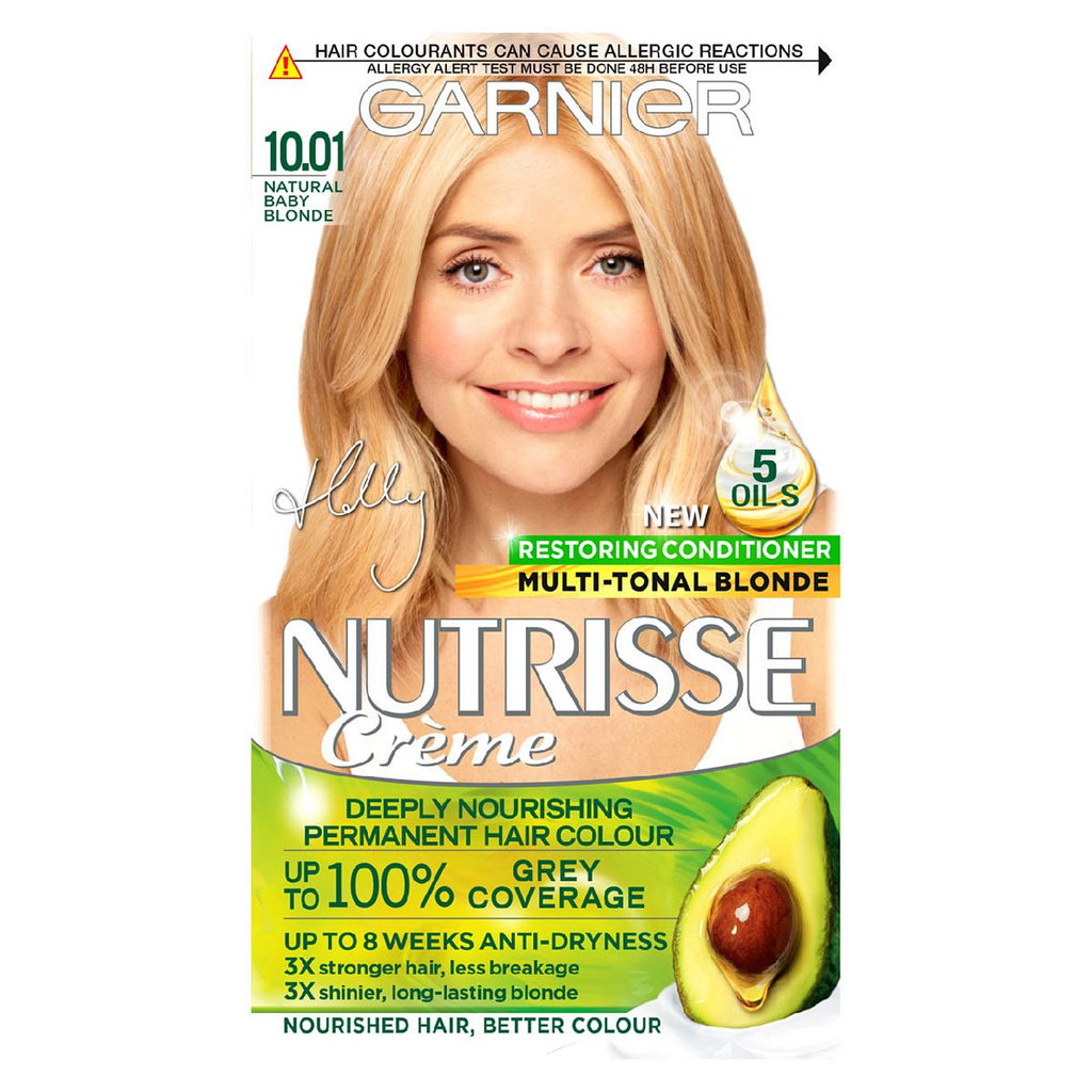 Garnier Nutrisse 10.01 Natural Baby Blonde Permanent Hair Dye - Holly Willoughby Shade