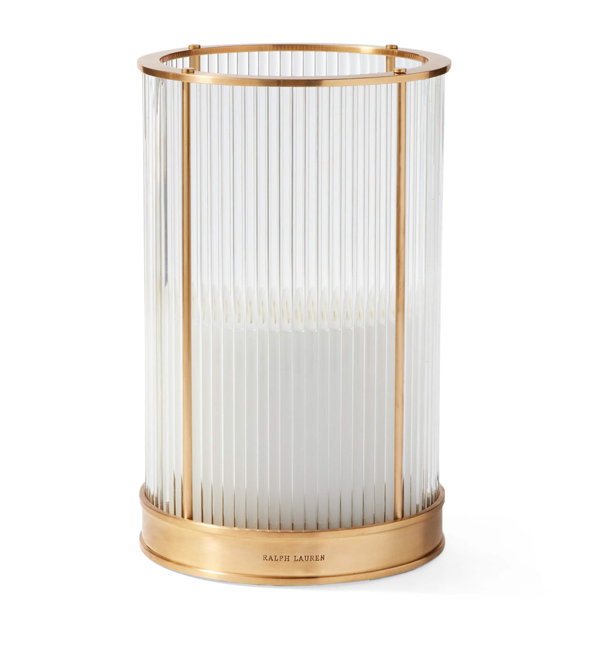Ralph Lauren Home Medium Allen Hurricane candle holder 30.5cm, imported from the UK