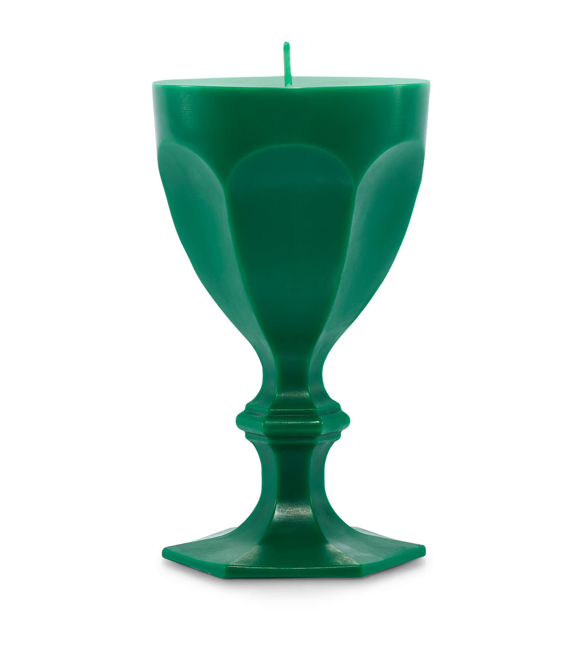 Baccarat Harcourt glass candle in sculptural wax - British product