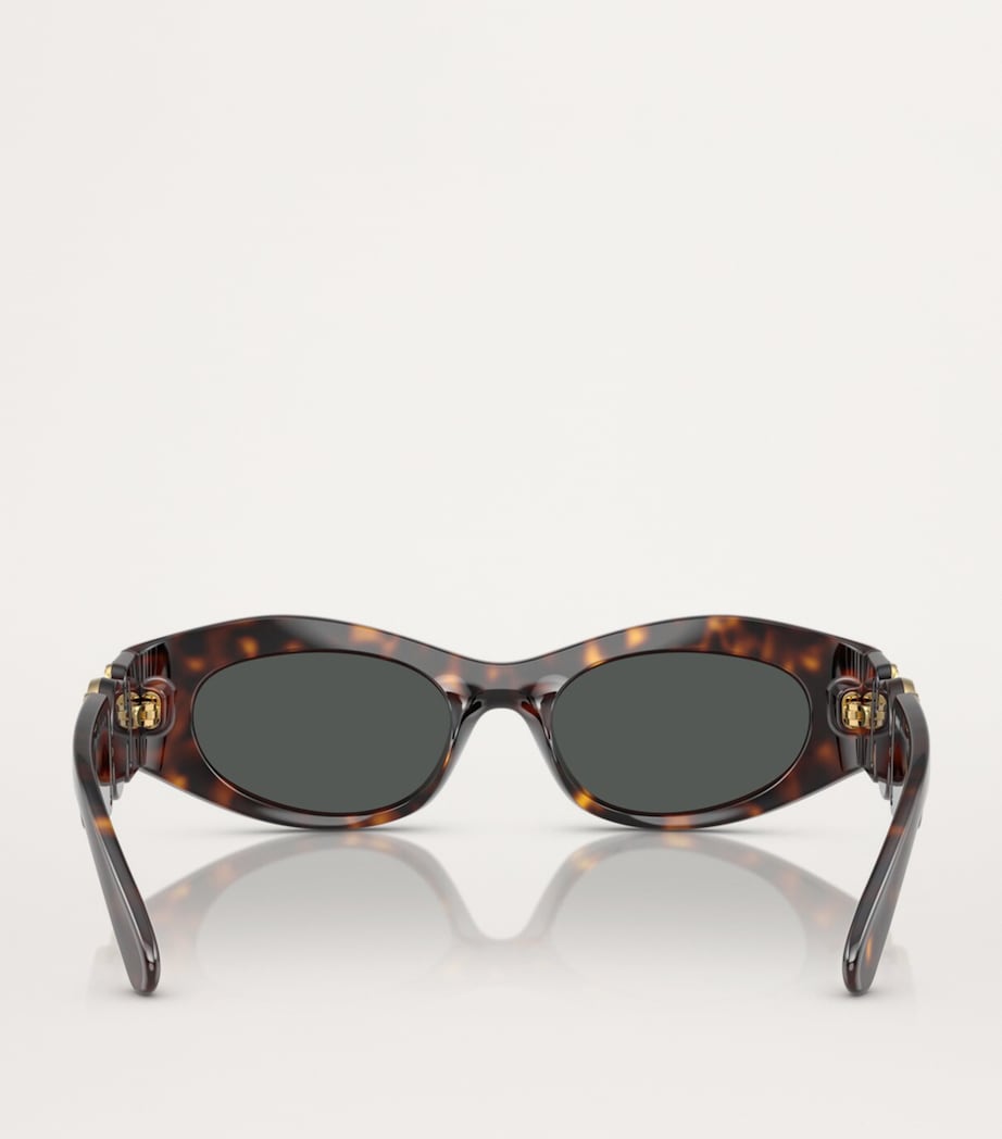 Versace acetate oval sunglasses (British brand)