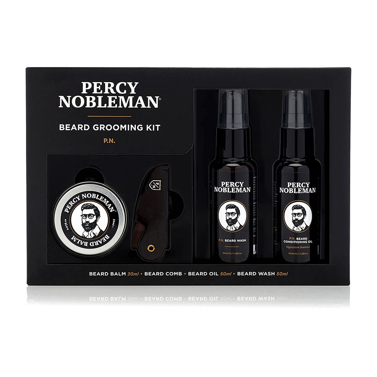 Percy Nobleman Beard Grooming Kit Men's Toiletries Boots   