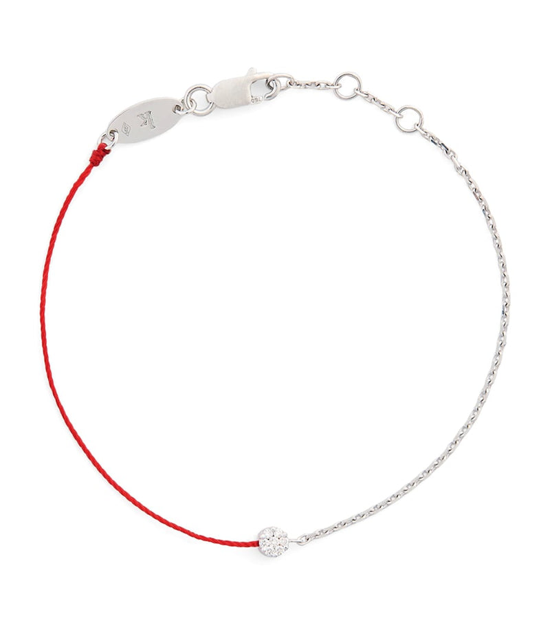 Redline Illusion half-chain diamond bracelet (British brand)