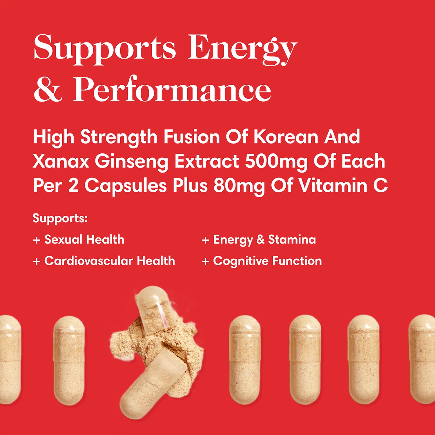 One Nutrition Ginseng Max 60 capsules - British product
