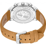 Timberland black men's watch with leather strap and stainless steel (British brand)