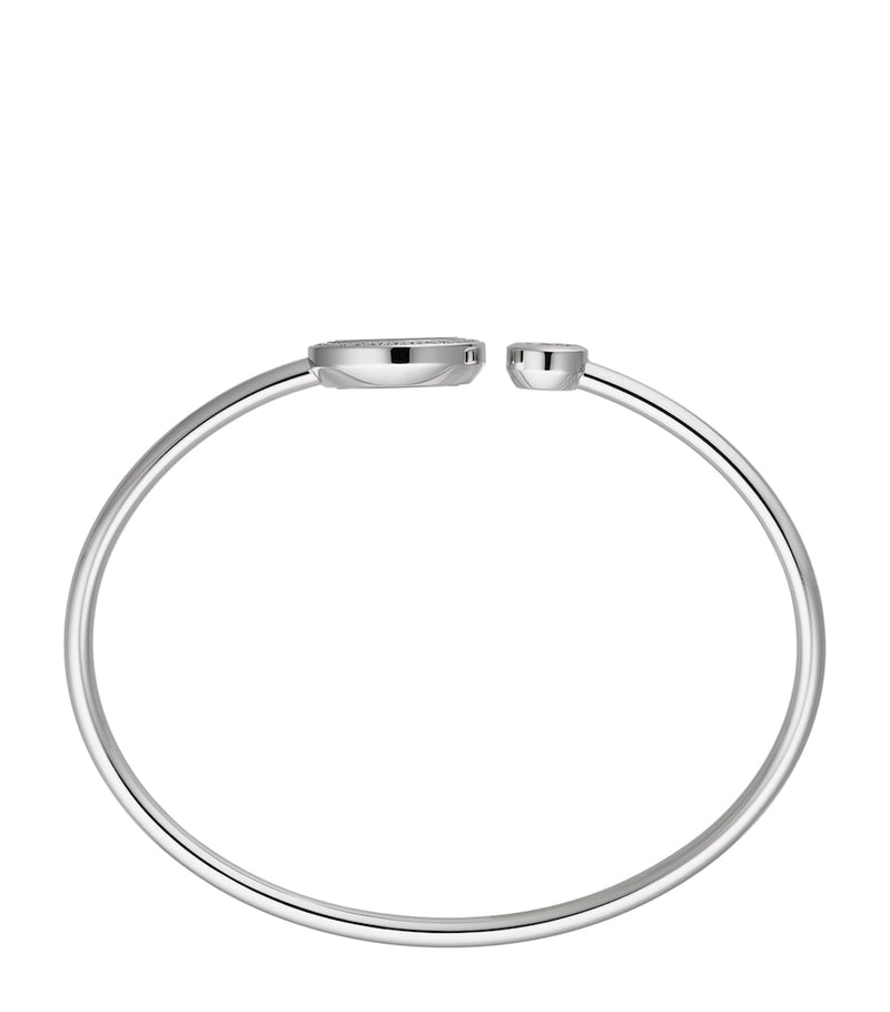 Chopard Happy Spirit bangle small white gold diamond, UK version
