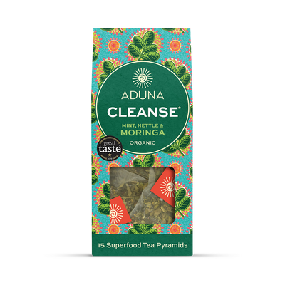 Holland & Barrett Aduna Cleanse Superfood Moringa Herbal Tea Bags, 15 Count- Buy online at McGrocer