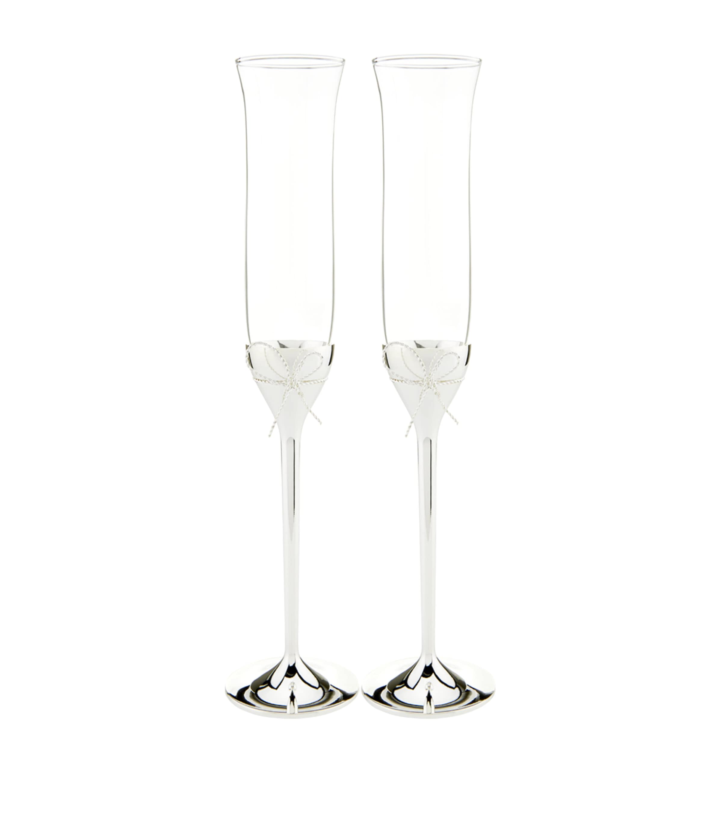 Wedgwood Love Knots Toasting Flutes Set of 2 (British brand)