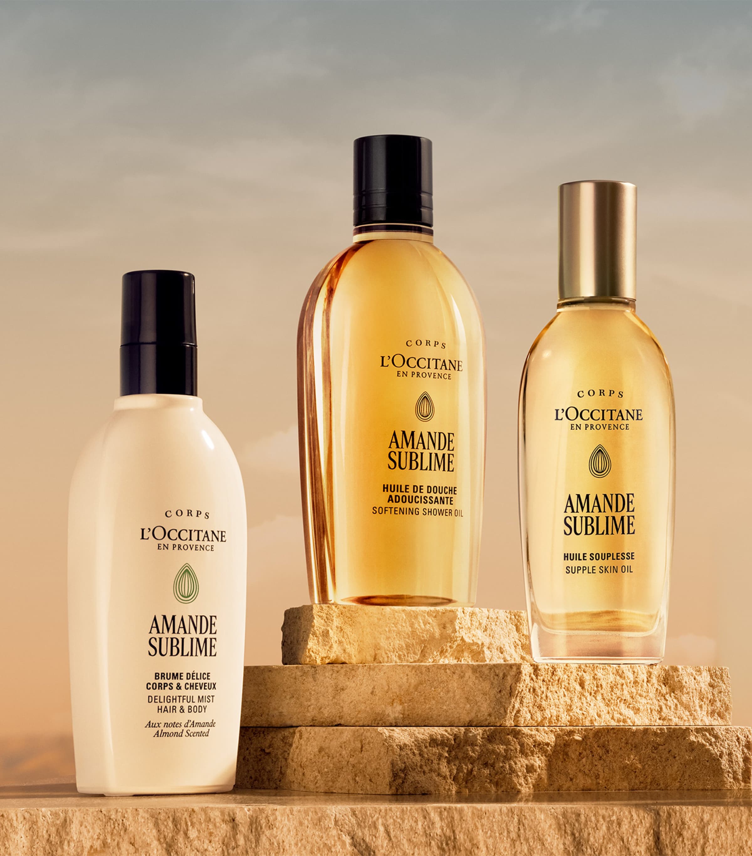 L'Occitane Almond Hair and Body Mist 100ml - British product