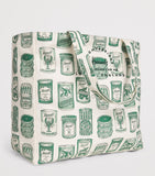 Harrods cotton canvas tote bag with iconic packaging prints, imported from the UK