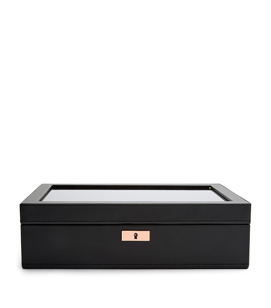 WOLF vegan leather 10-piece watch box, imported from the UK
