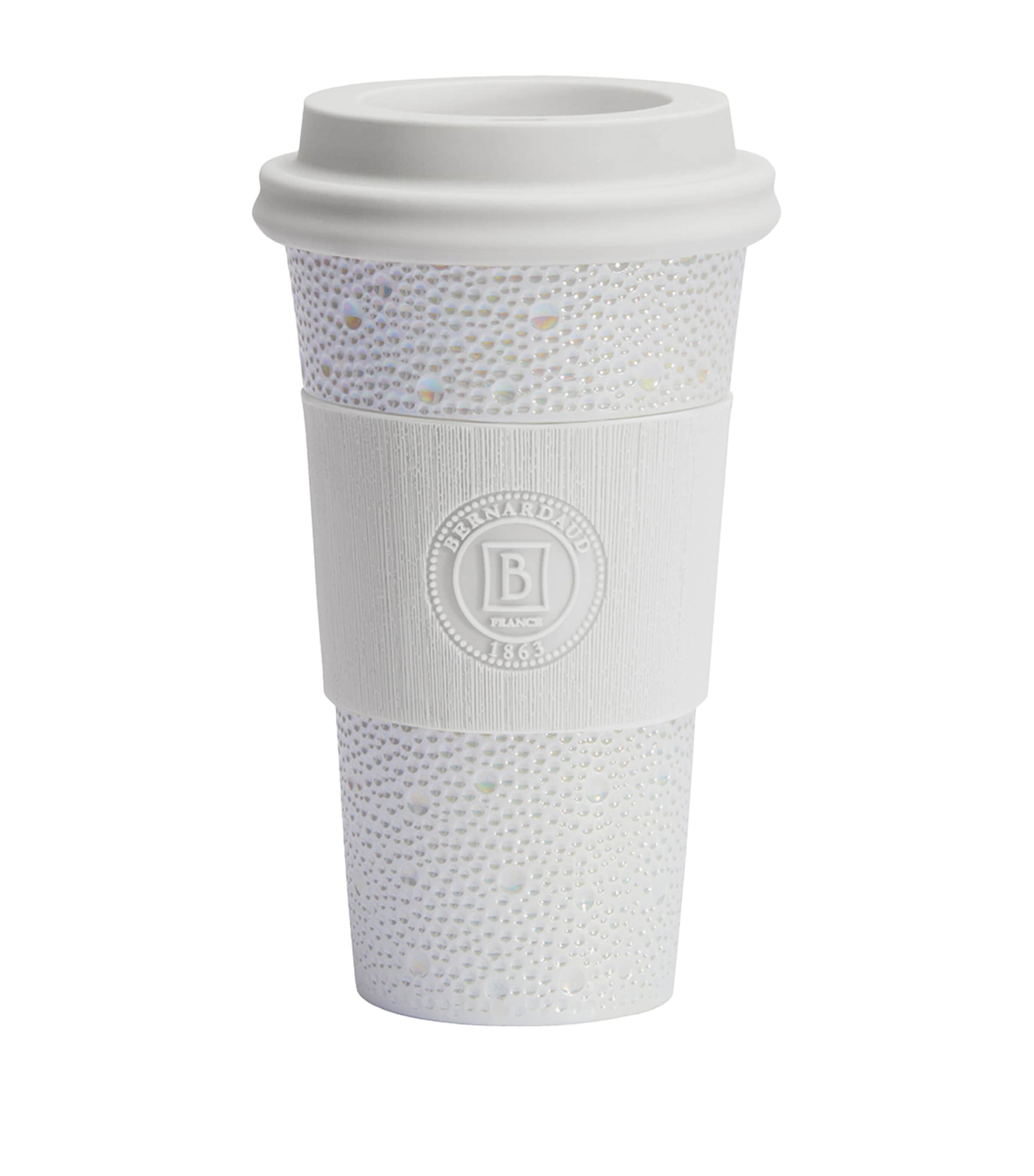 Bernardaud Ecume Nomad travel mug - British product